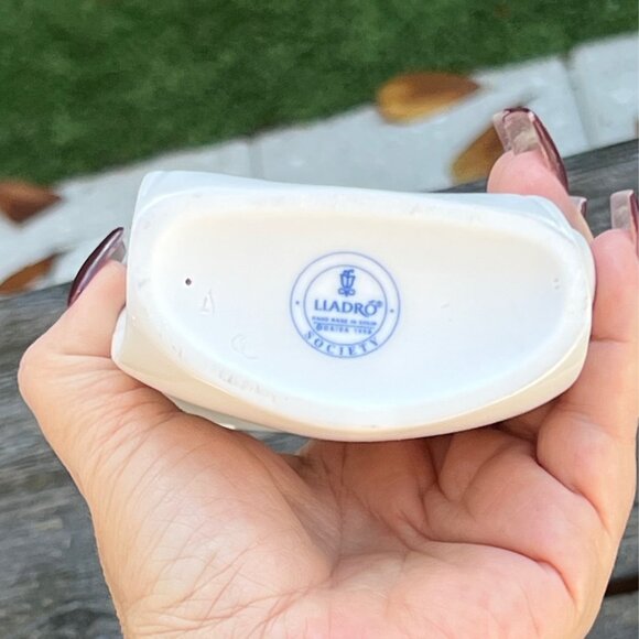 Lladro Society Porcelain Plaque Art Brings Us Together 7677 Scroll BOX - Picture 7 of 10